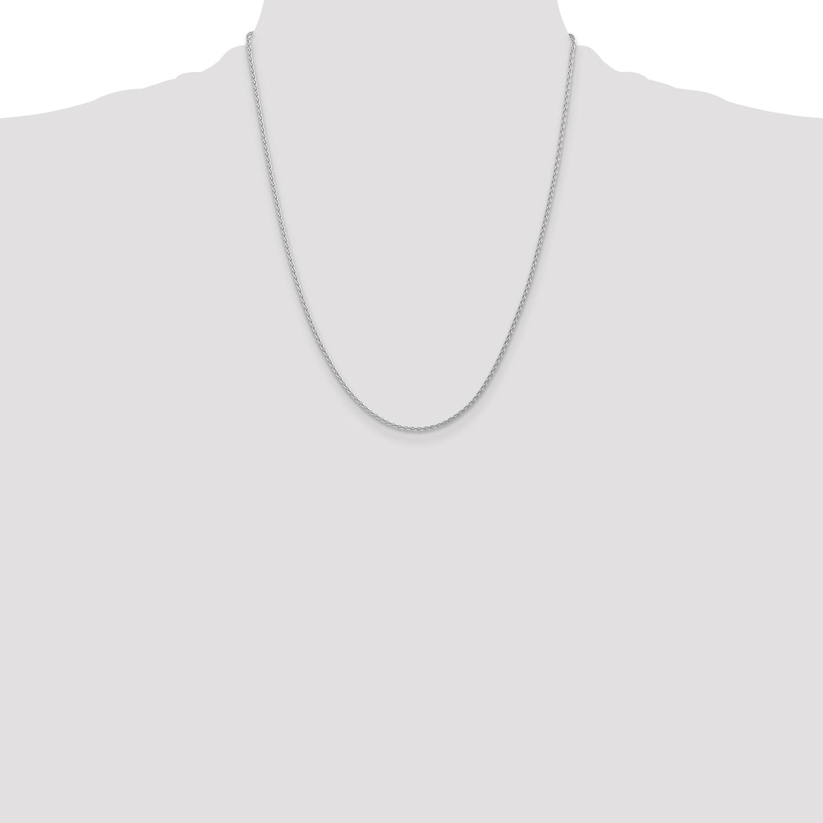 14k White Gold 1.75mm ParisianWheat Chain-PEN263-22
