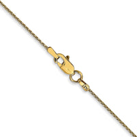 14k 1mm Parisian Wheat Chain-PEN264-14