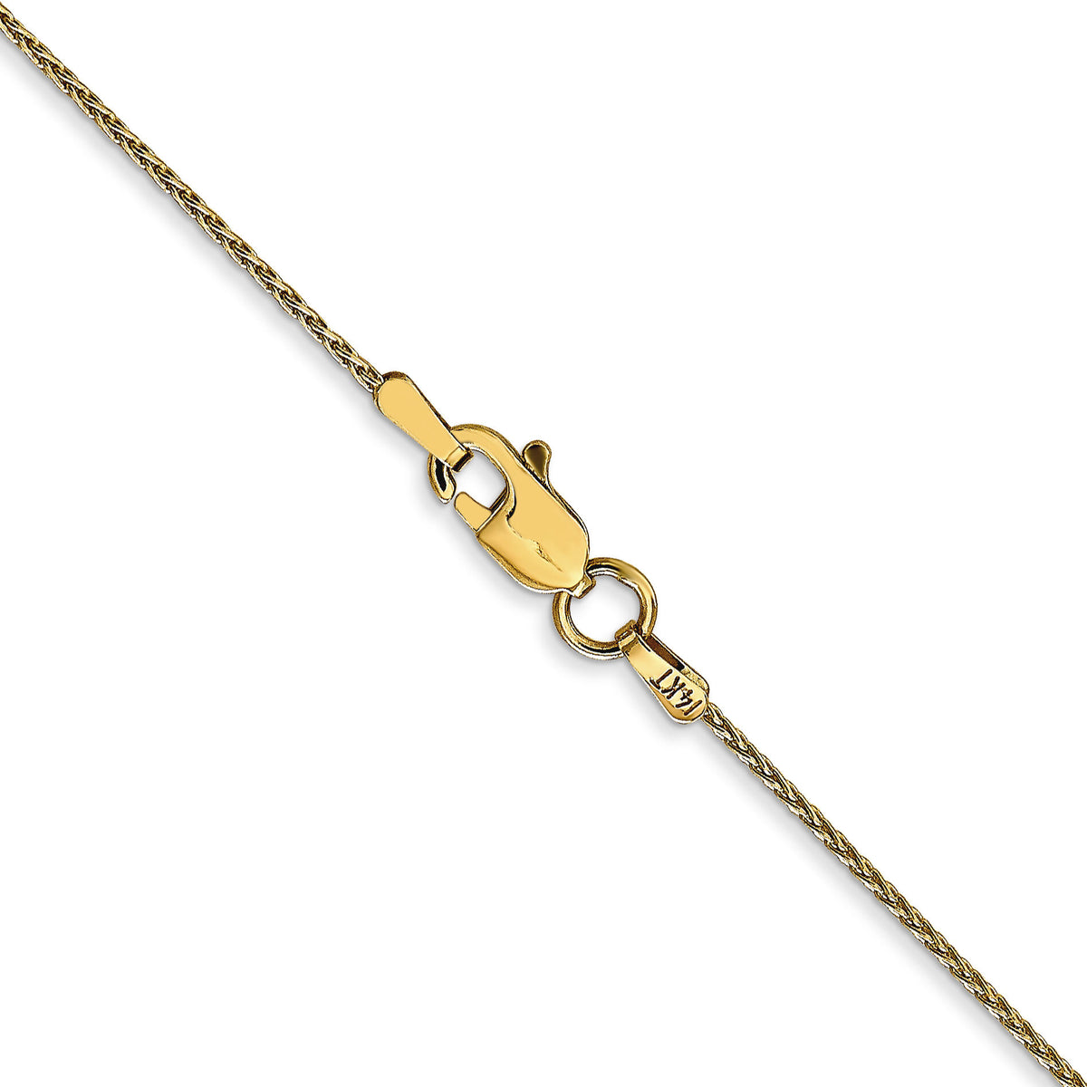 14k 1mm Parisian Wheat Chain-PEN264-30