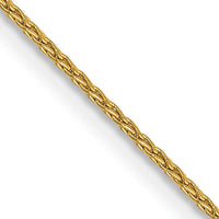 14k 1mm Parisian Wheat Chain-PEN264-18