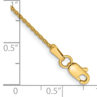 14k 1.2mm Parisian Wheat Chain-PEN265-6