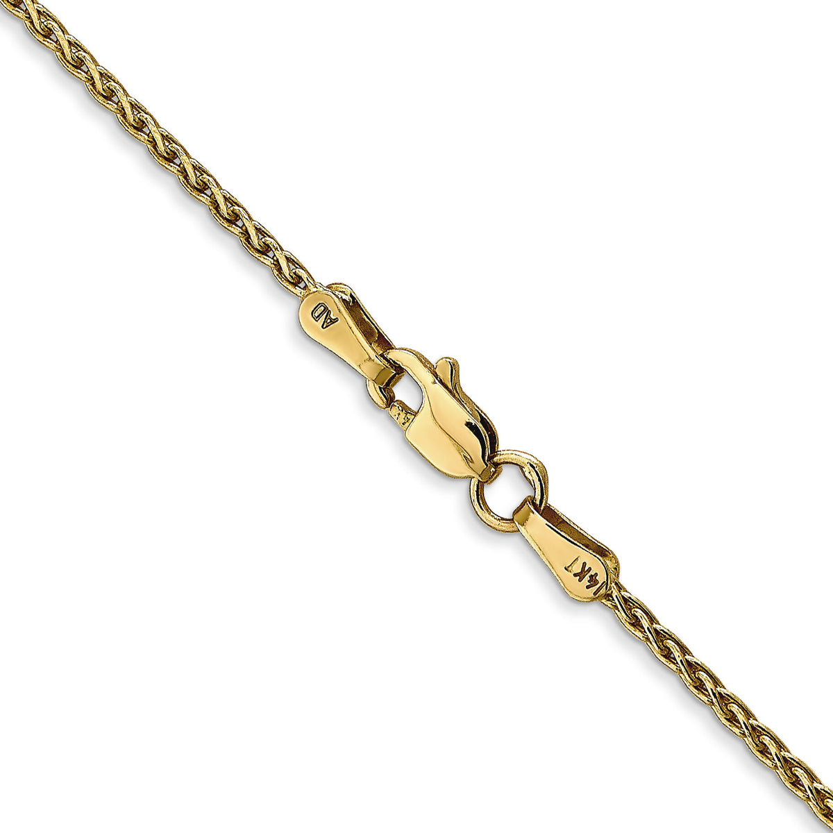 14k 1.5mm Parisian Wheat Chain-PEN266-18