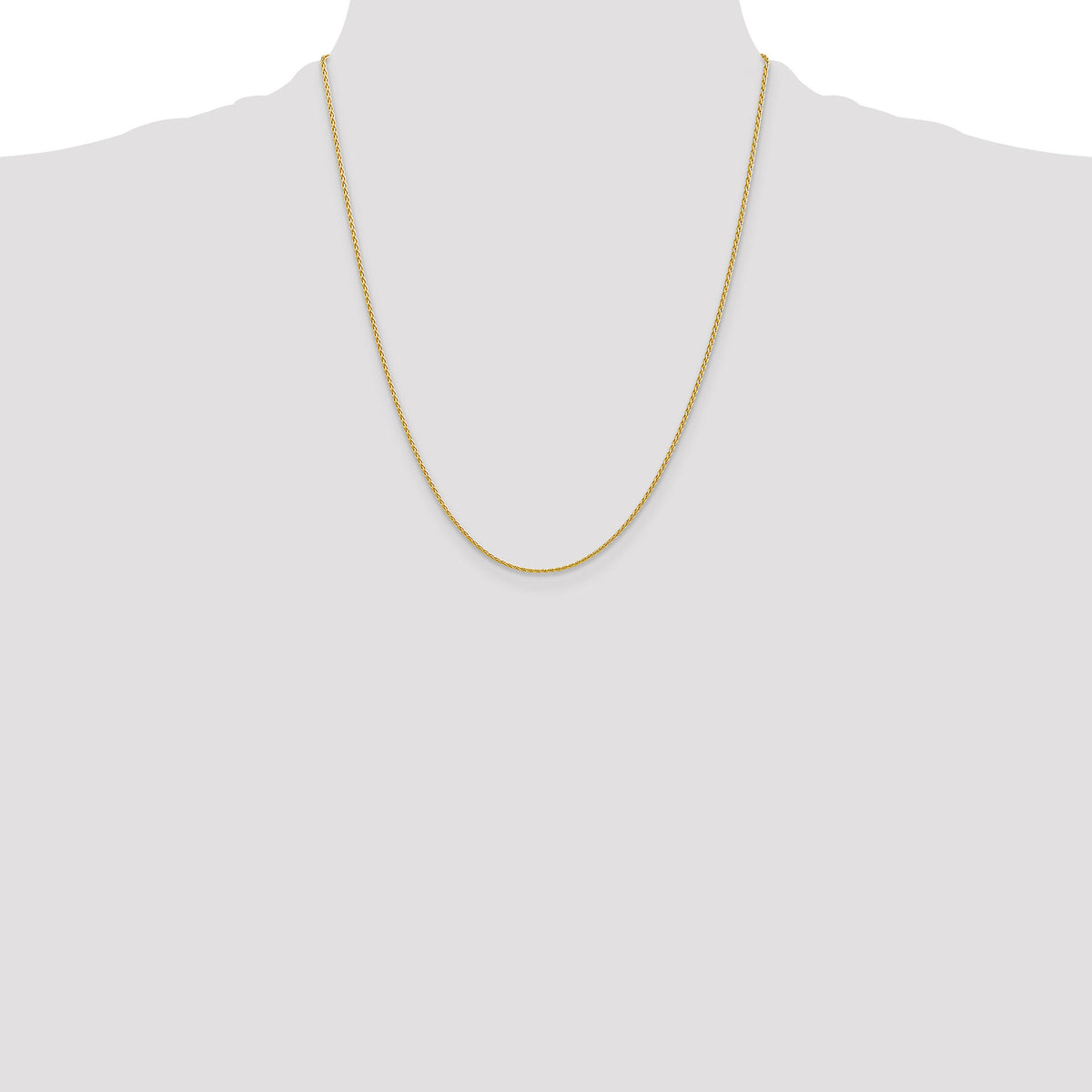 14k 1.5mm Parisian Wheat Chain-PEN266-22