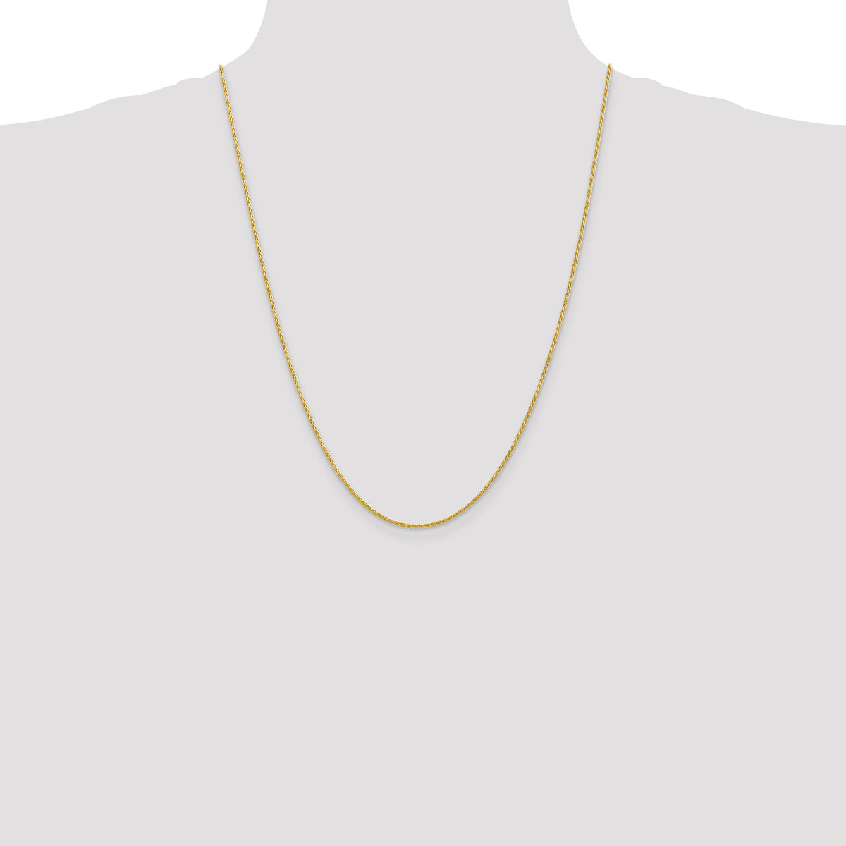 14k 1.5mm Parisian Wheat Chain-PEN266-24