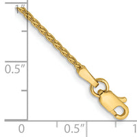 14k 1.5mm Parisian Wheat Chain-PEN266-6