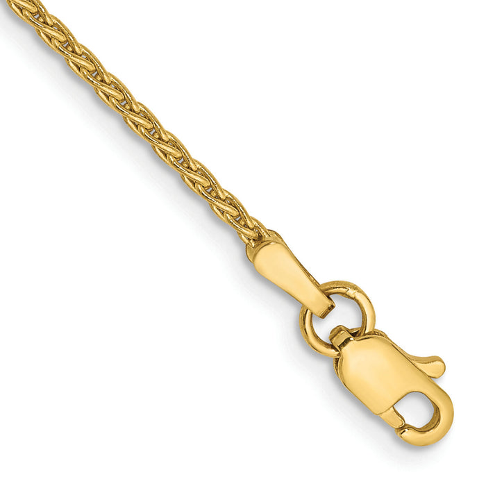 14k 1.5mm Parisian Wheat Chain-PEN266-8