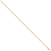 14k 1.5mm Parisian Wheat Chain Anklet-PEN266-9