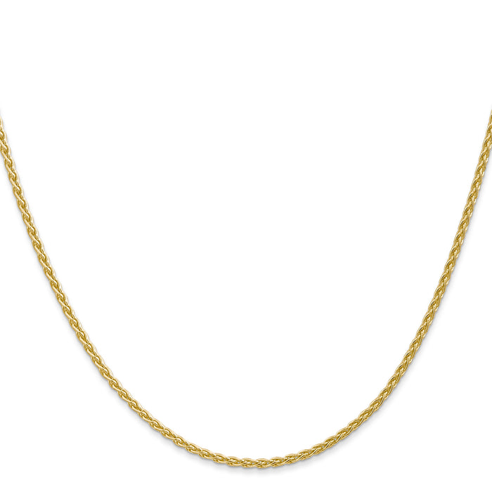14k 1.75mm Parisian Wheat Chain-PEN267-22