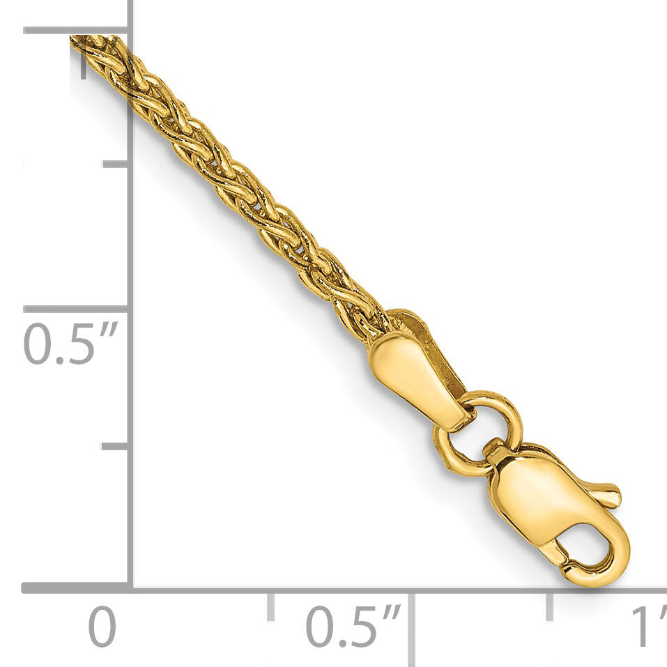 14k 1.75mm Parisian Wheat Chain-PEN267-7