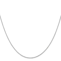 14k White Gold .8mm D/C Parisian Wheat Chain-PEN268-14