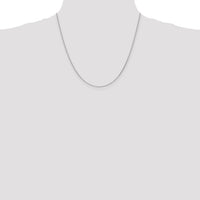 14k White Gold 1mm D/C Parisian Wheat Chain-PEN269-20