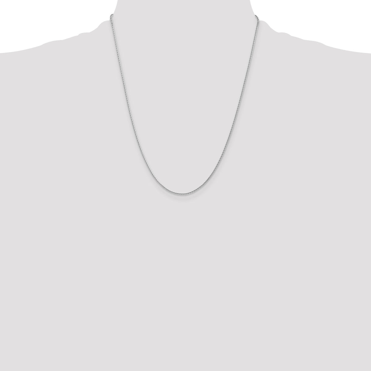 14k White Gold 1.4mm D/C Parisian Wheat Chain-PEN270-22