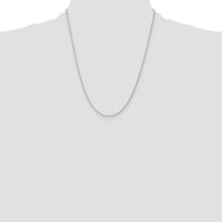 14k White Gold 1.4mm D/C Parisian Wheat Chain-PEN270-22