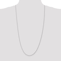 14k White Gold 1.4mm D/C Parisian Wheat Chain-PEN270-30