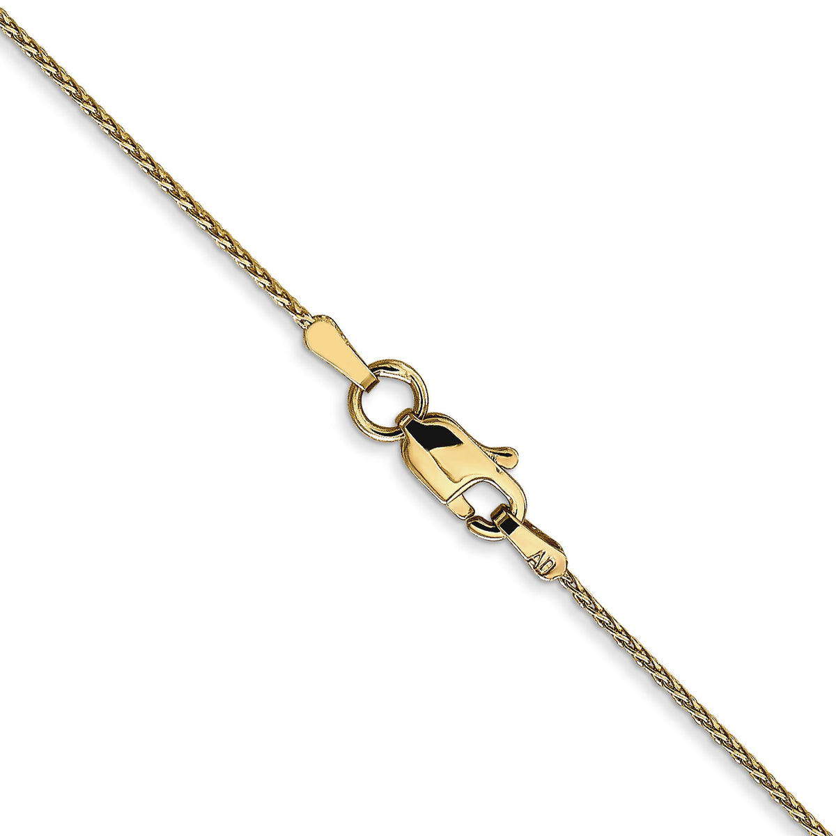 14k .8mm D/C Parisian Wheat Chain-PEN274-18