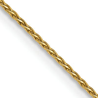 14k .8mm D/C Parisian Wheat Chain-PEN274-16