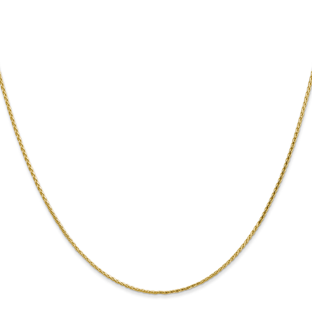 14K 1mm D/C Parisian Wheat Chain-PEN275-16