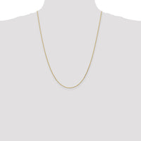 14K 1mm D/C Parisian Wheat Chain-PEN275-24