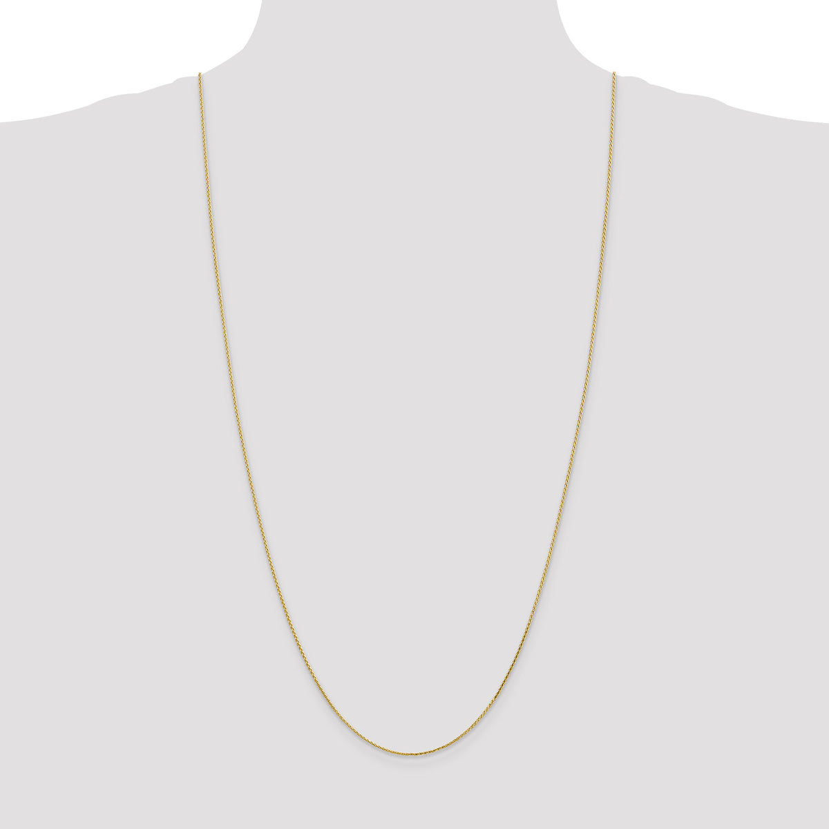 14K 1mm D/C Parisian Wheat Chain-PEN275-30