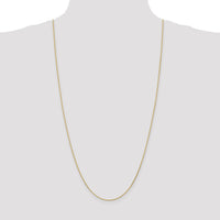 14K 1mm D/C Parisian Wheat Chain-PEN275-30