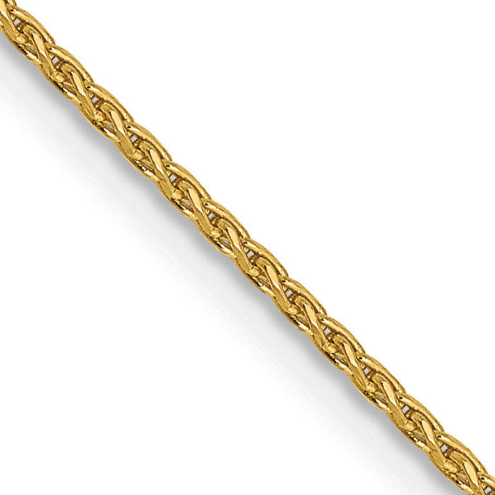 14K 1mm D/C Parisian Wheat Chain-PEN275-16
