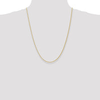 14K 1.4mm D/C Parisian Wheat Chain-PEN276-24