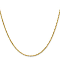 14K 1.6mm D/C Parisian Wheat Chain-PEN277-20