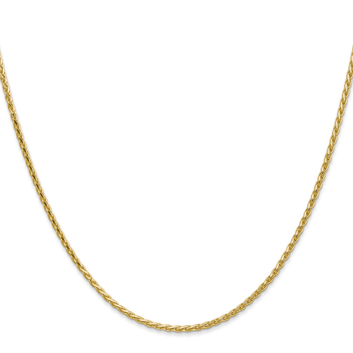 14K 1.6mm D/C Parisian Wheat Chain-PEN277-20