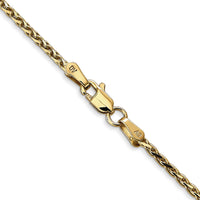 14K 1.6mm D/C Parisian Wheat Chain-PEN277-24