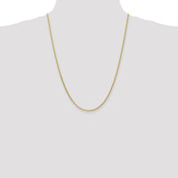 14K 1.6mm D/C Parisian Wheat Chain-PEN277-24