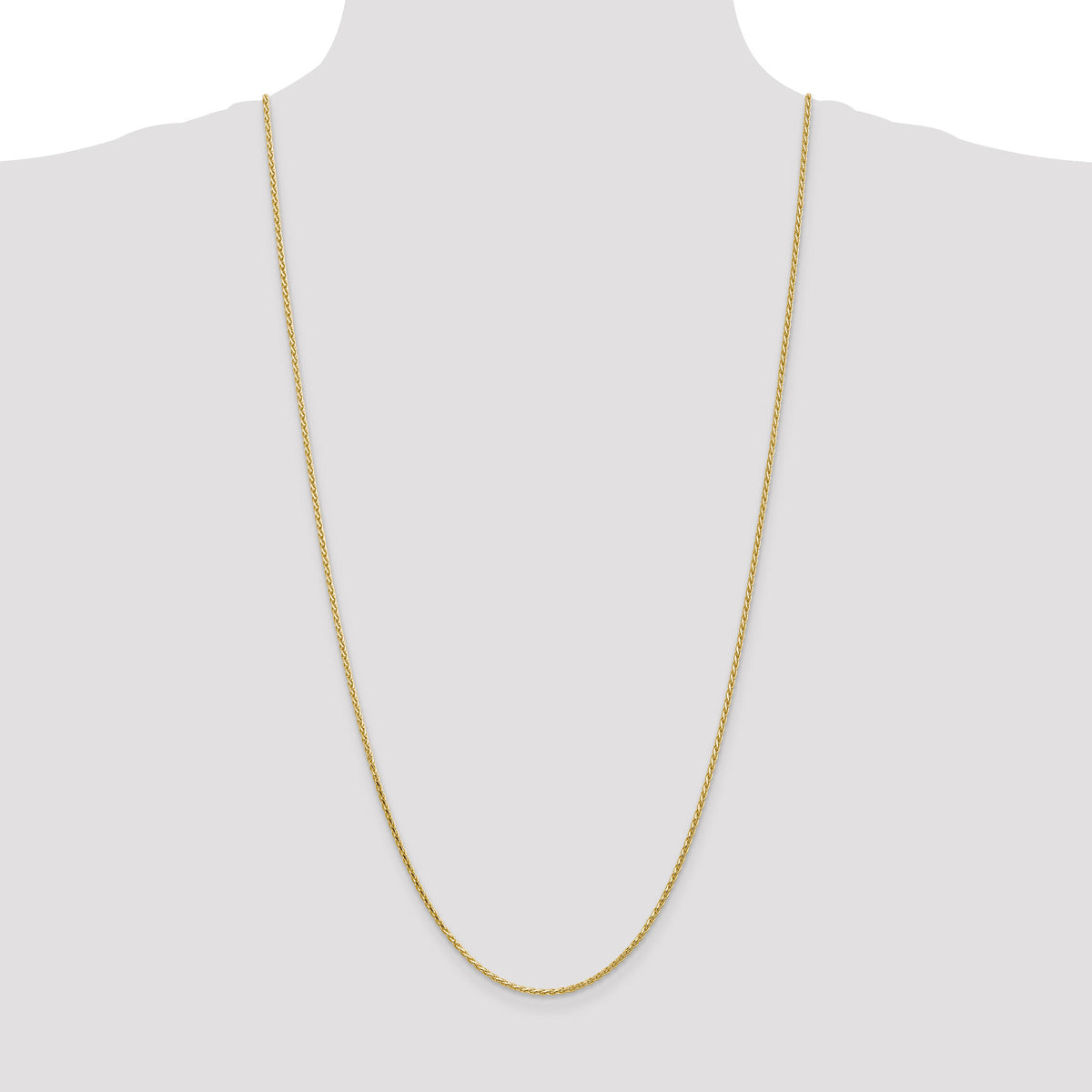 14K 1.6mm D/C Parisian Wheat Chain-PEN277-30