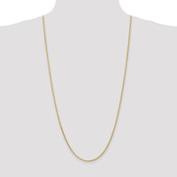 14K 1.6mm D/C Parisian Wheat Chain-PEN277-30