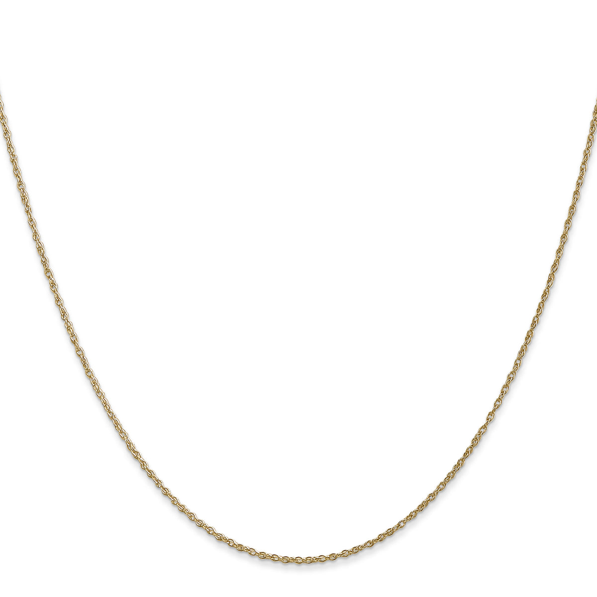 14k .8mm Light-Baby Rope Chain-PEN3-24