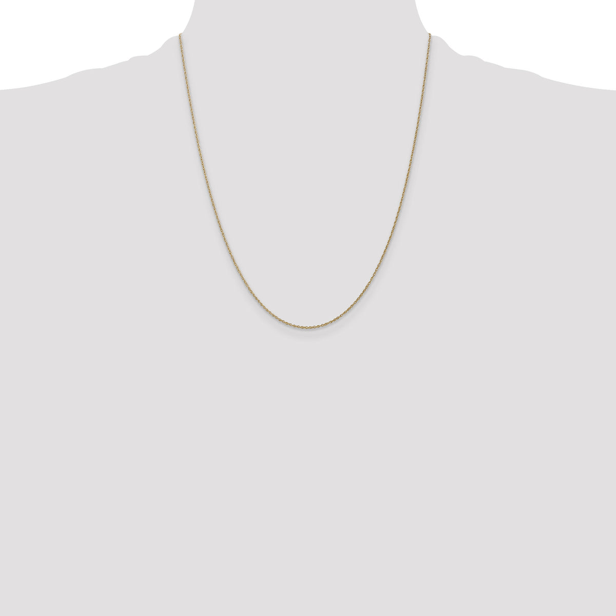 14k .8mm Light-Baby Rope Chain-PEN3-22