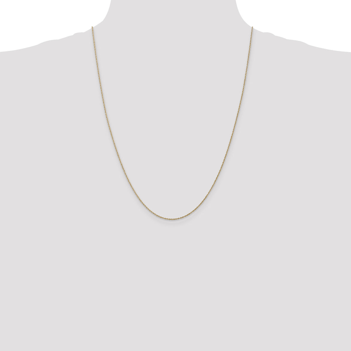 14k .8mm Light-Baby Rope Chain-PEN3-24