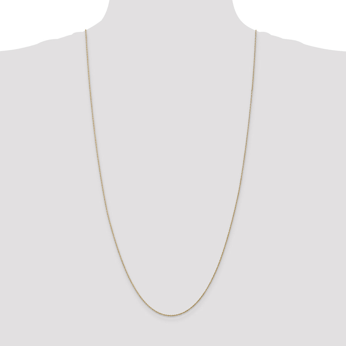14k .8mm Light-Baby Rope Chain-PEN3-30