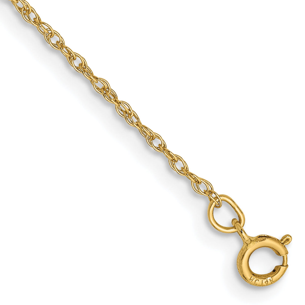 14k .8mm Light-Baby Rope Chain-PEN3-5.5