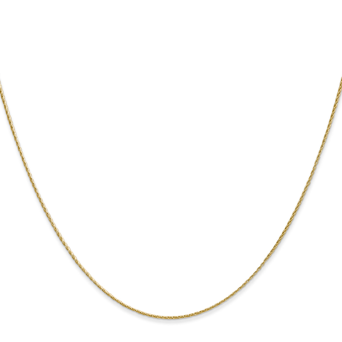14K .7mm Round Parisian Wheat Chain-PEN312-18