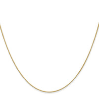 14K .7mm Round Parisian Wheat Chain-PEN312-18