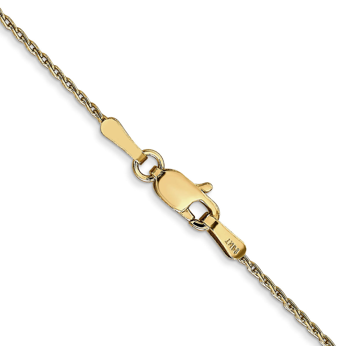 14K 1mm Round Parisian Wheat Chain-PEN313-20