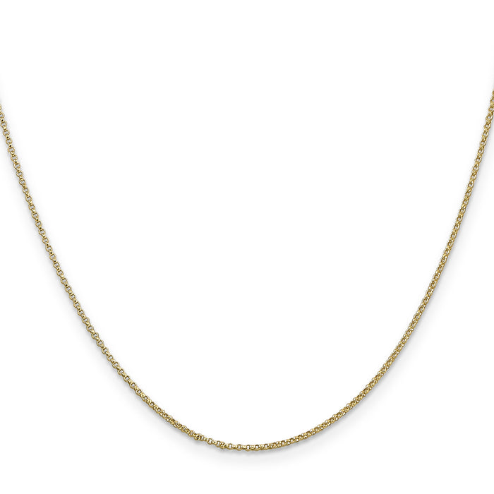 14k 1.15mm Rolo Pendant Chain-PEN320-20