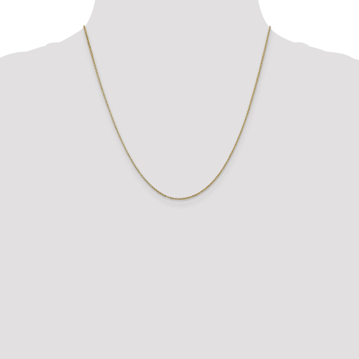14k 1.15mm Rolo Pendant Chain-PEN320-20