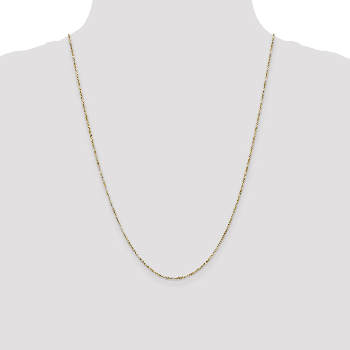 14k 1.15mm Rolo Pendant Chain-PEN320-24
