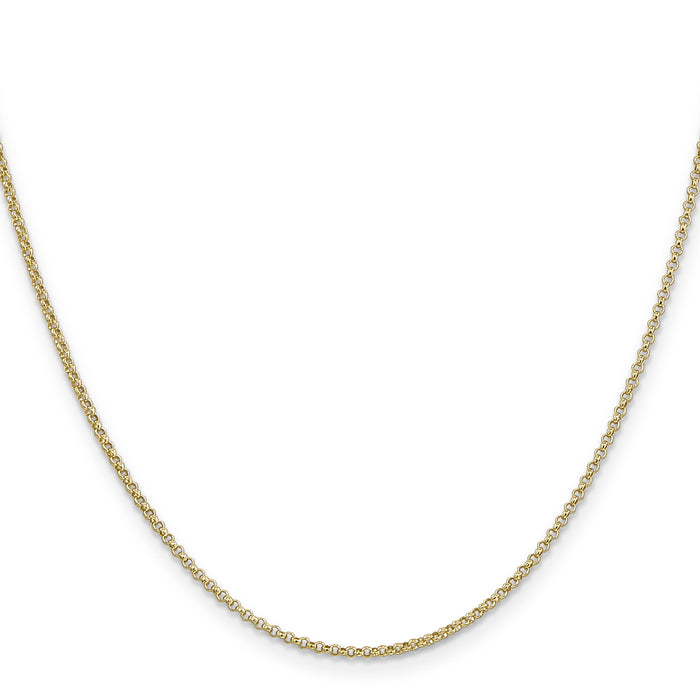 14k 1.55mm Rolo Pendant Chain-PEN321-20