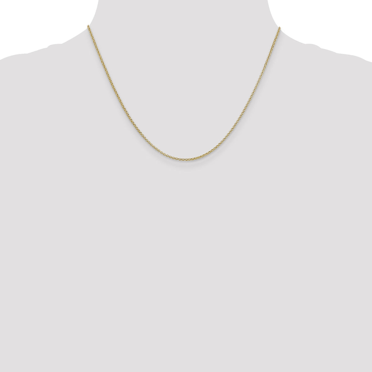 14k 1.55mm Rolo Pendant Chain-PEN321-18