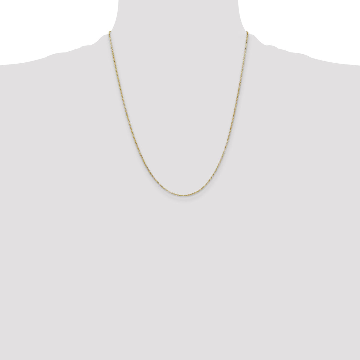 14k 1.55mm Rolo Pendant Chain-PEN321-22