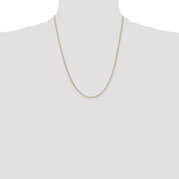 14k 1.55mm Rolo Pendant Chain-PEN321-22
