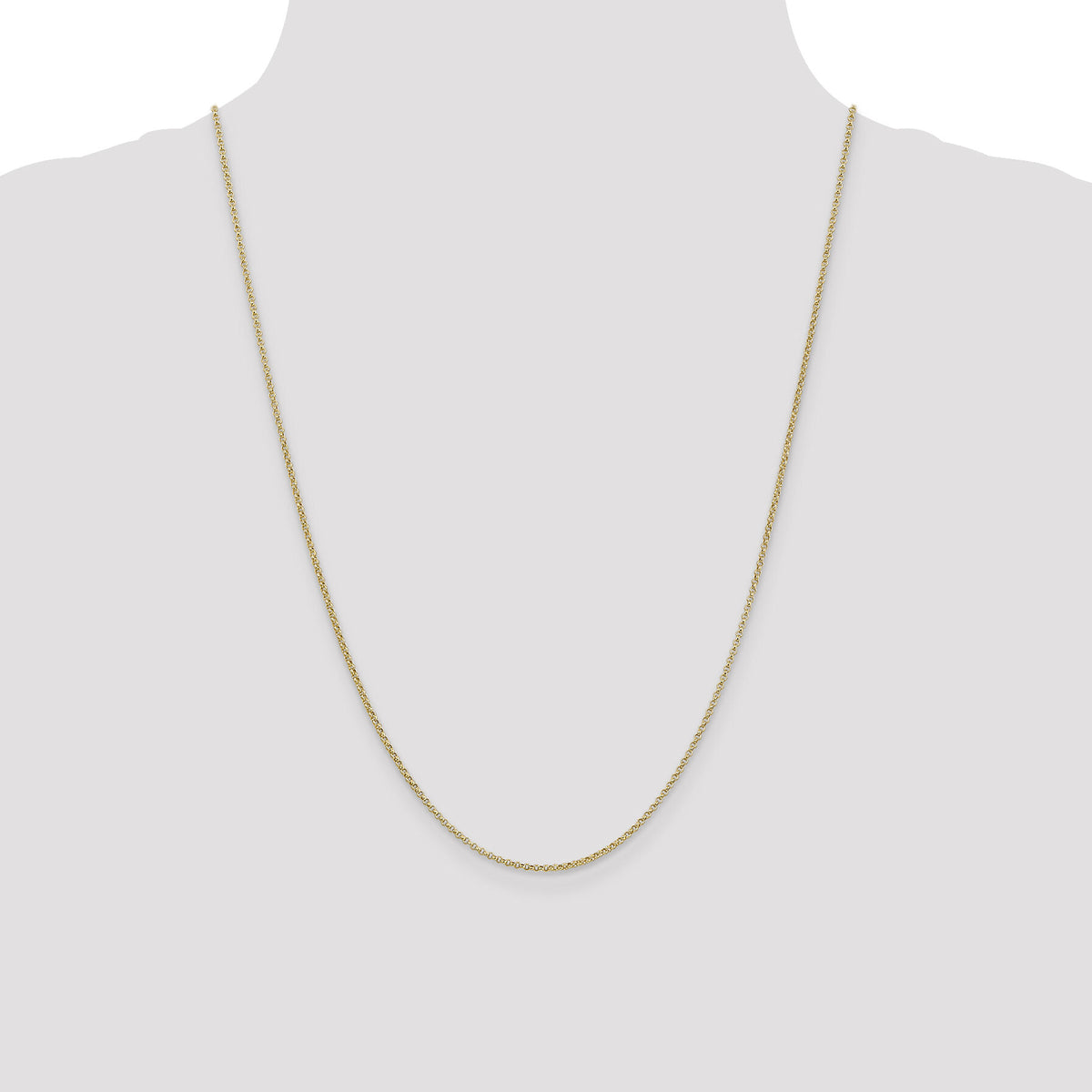 14k 1.55mm Rolo Pendant Chain-PEN321-24