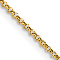 14k 1.55mm Rolo Pendant Chain-PEN321-16