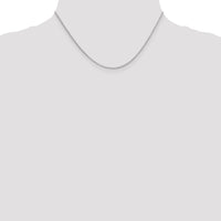 14k White Gold 1.55mm Rolo Pendant Chain-PEN323-16